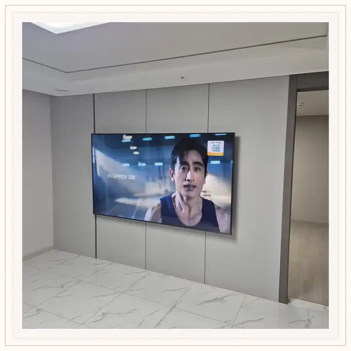 검암역로열파크씨티푸르지오 무타공 벽걸이TV 설치 상담용 브라켓 참고 사진