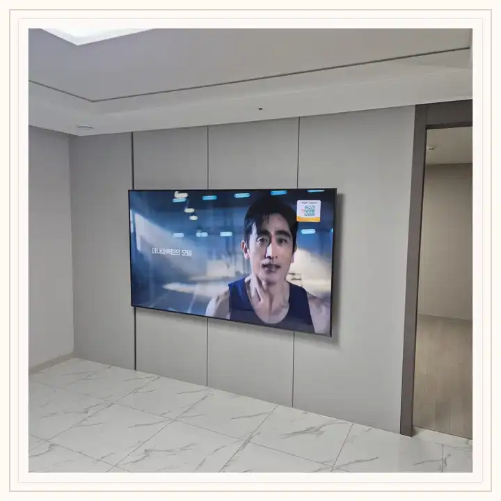 검단신도시예미지더시그너스 무타공 벽걸이TV 설치 상담용 브라켓 참고 사진