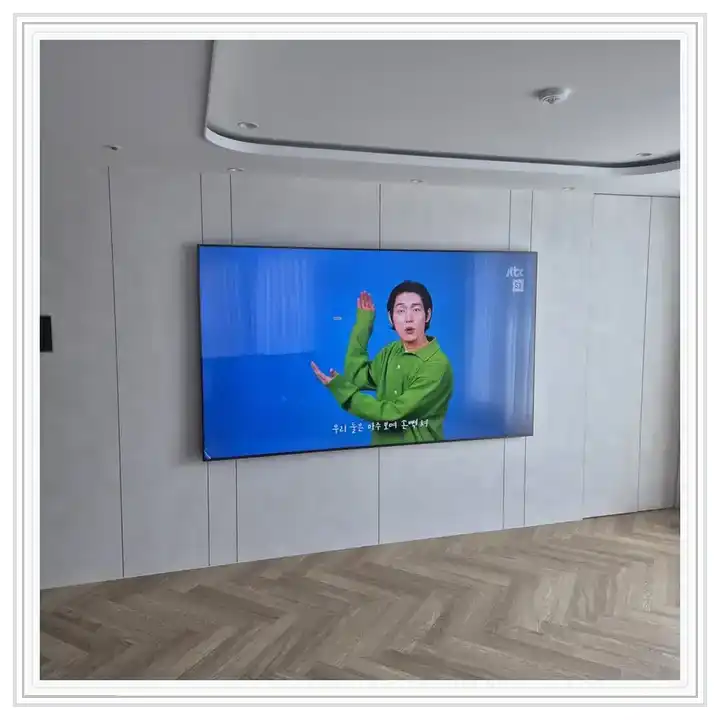 제일풍경채검단Ⅳ 무타공 벽걸이TV 설치 상담용 브라켓 참고 사진