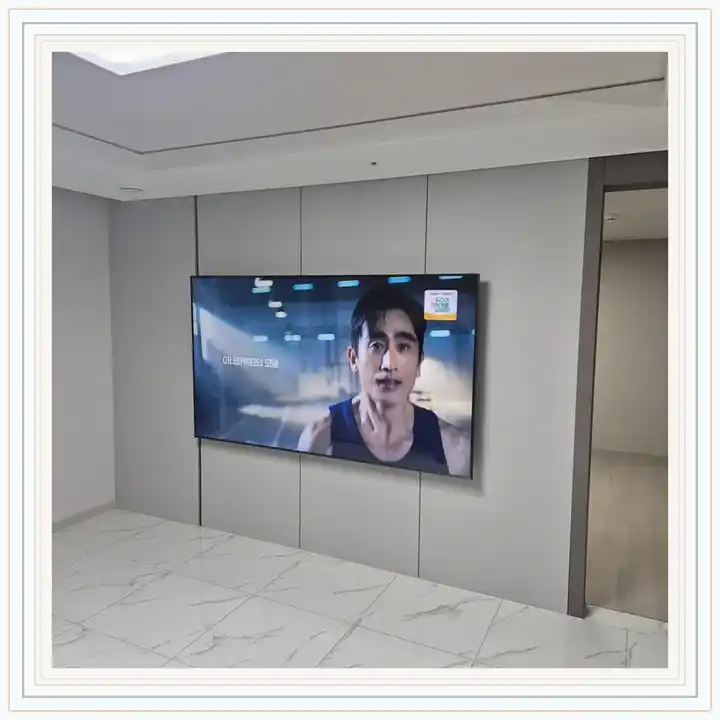 인천검단LH36단지 무타공 벽걸이TV 설치 상담용 브라켓 참고 사진