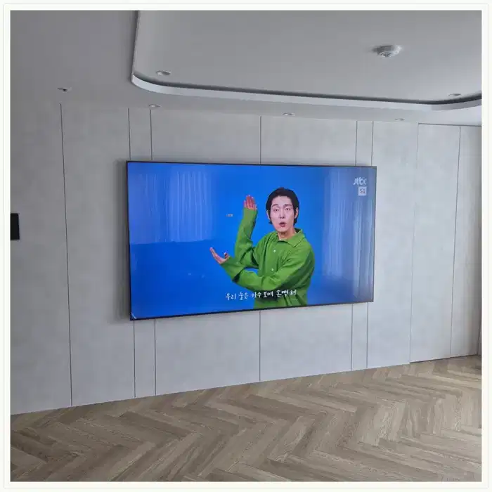 영종하늘도시한신더휴 무타공 벽걸이TV 설치 상담용 브라켓 참고 사진