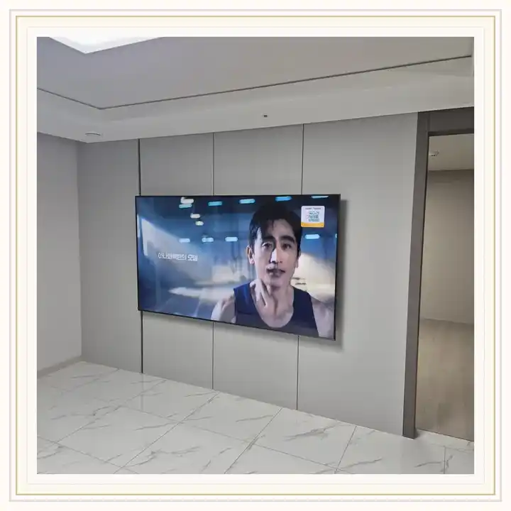 도원역서희스타힐스크루즈시티 무타공 벽걸이TV 설치 상담용 브라켓 참고 사진