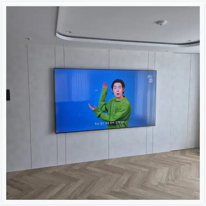 이지더원어반포레 무타공 벽걸이TV 설치 상담용 브라켓 참고 사진