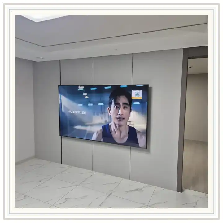 춘천우두이지더원시그니처 무타공 벽걸이TV 설치 상담용 브라켓 참고 사진