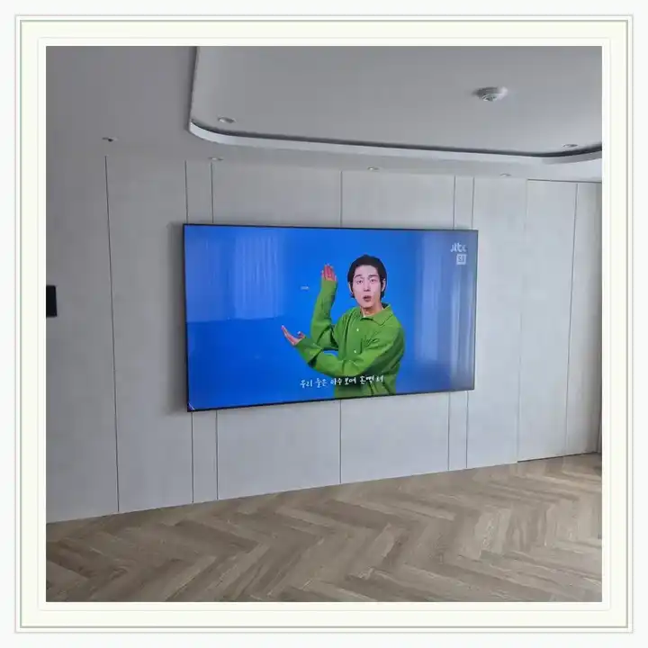 춘천동문디이스트어반포레 무타공 벽걸이TV 설치 상담용 브라켓 참고 사진