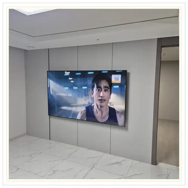 속초조양동ES아뜨리움 무타공 벽걸이TV 설치 상담용 브라켓 참고 사진