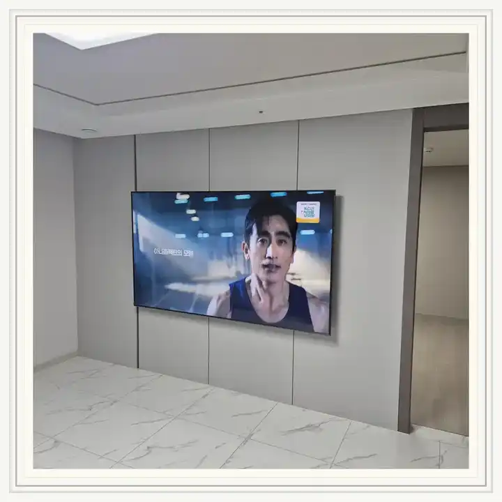 현대썬앤빌동해파크힐 무타공 벽걸이TV 설치 상담용 브라켓 참고 사진
